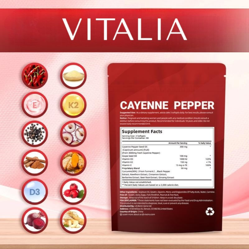 Catanutri® Cayenne Pepper Softgels