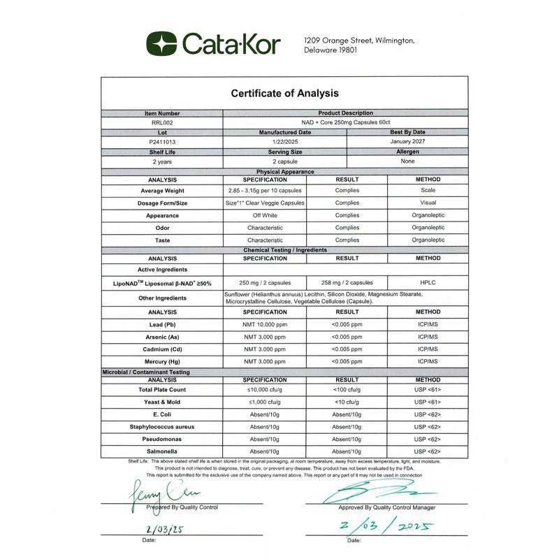 NAD+ Nicotinamide Riboside