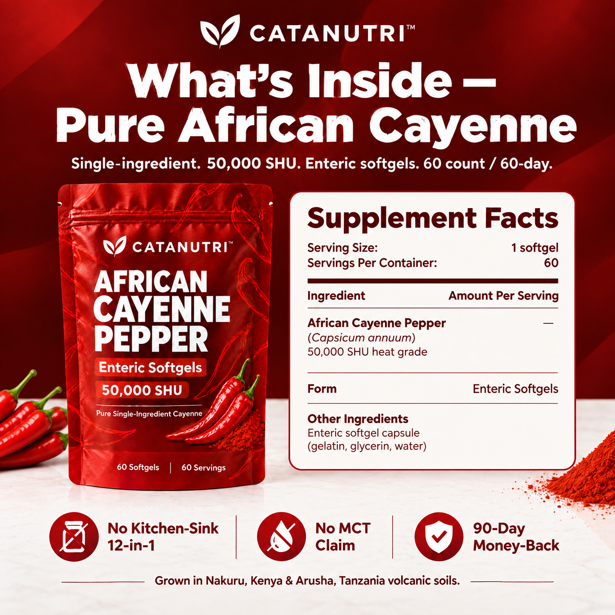 Catanutri African Cayenne — 50,000 SHU